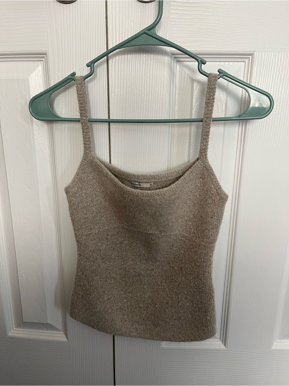 House of CB Taupe Knit Tank Top